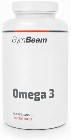 GymBeam Omega 3 Kapseln - Hochdosierte 2000 mg pro Tag, mit 18% EPA & 12% DHA, für Ihr Immunsystem (240 Kapseln)