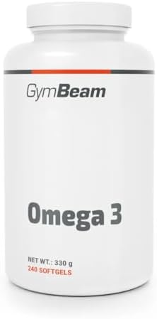 GymBeam Omega 3 Kapseln - Hochdosierte 2000 mg pro Tag, mit 18% EPA & 12% DHA, für Ihr Immunsystem (240 Kapseln)