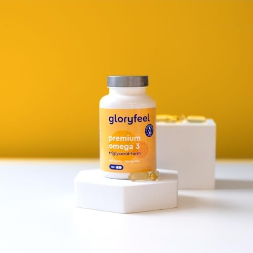 Premium Omega 3 Kapseln - 4-fache Stärke mit 75% EPA/DHA - Nachhaltiger Fischfang, Laborgeprüft für beste Qualität in De