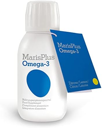 Omega-3 Fischöl flüssig - Zitronen Geschmack - Hochdosiert mit |600 mg DHA & EPA - 100% rein, ohne Zusatzstoffe - perfek