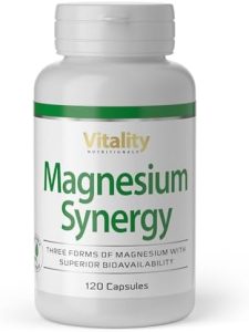 Vitamin Express Magnesium Synergy: Hochdosierte 3-Fach Power Kapseln für optimale Vitalität, vegan & laborgeprüft.