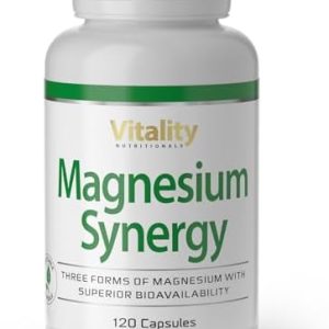 Vitamin Express Magnesium Synergy: Hochdosierte 3-Fach Power Kapseln für optimale Vitalität, vegan & laborgeprüft.