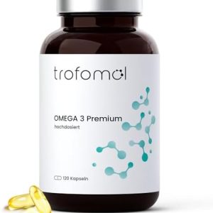 Hochdosierte Omega-3 Kapseln von – 2000 mg Fischöl, 800 mg EPA, 400 mg DHA – Nachhaltig & Laborgeprüft für Ihre Gesundh