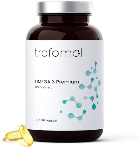 Hochdosierte Omega-3 Kapseln von – 2000 mg Fischöl, 800 mg EPA, 400 mg DHA – Nachhaltig & Laborgeprüft für Ihre Gesundh