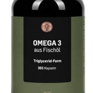 Omega 3 Kapseln 2000mg - Hochwertiges Fischöl mit EPA & DHA, gluten- und laktosefrei - 6 Monate Vorrat