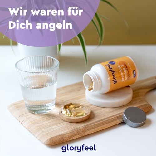 Premium Omega 3 Kapseln - 4-fache Stärke mit 75% EPA/DHA - Nachhaltiger Fischfang, Laborgeprüft für beste Qualität in De