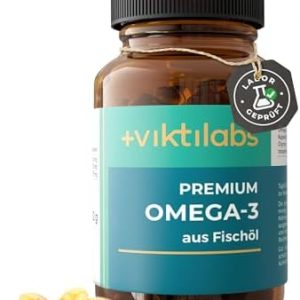 Premium Omega-3 Fischöl Kapseln – Hochkonzentriert für beste Gesundheit – Frisch aus Norwegen & ohne fischigen Geschmack