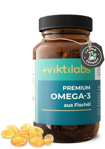 Premium Omega-3 Fischöl Kapseln – Hochkonzentriert für beste Gesundheit – Frisch aus Norwegen & ohne fischigen Geschmack