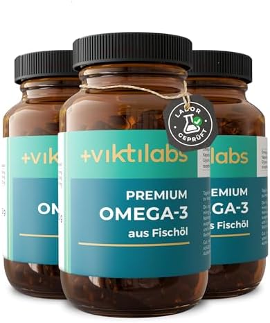 Premium Omega-3 Fischöl Kapseln – Hochkonzentriert für beste Gesundheit – Frisch aus Norwegen & ohne fischigen Geschmack