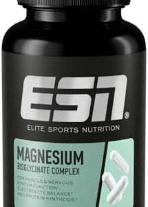 ESN Magnesium Kapseln, 120 Stück, 300 mg pro Portion - Hohe Bioverfügbarkeit für Energie und Wohlbefinden - Made in Germ