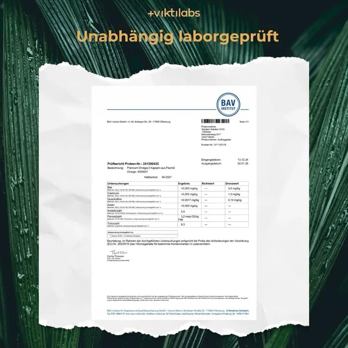 Premium Omega-3 Fischöl Kapseln – Hochkonzentriert für beste Gesundheit – Frisch aus Norwegen & ohne fischigen Geschmack