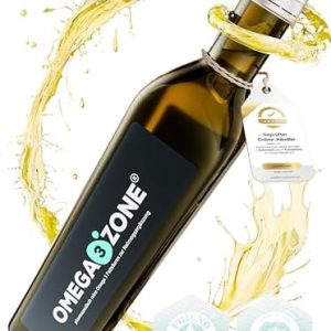 omega3zone Hochdosiertes Omega 3 Fischöl – 5400 mg pro Portion für gesunde Ernährung – Laborgeprüftes Premium Öl in Zitr