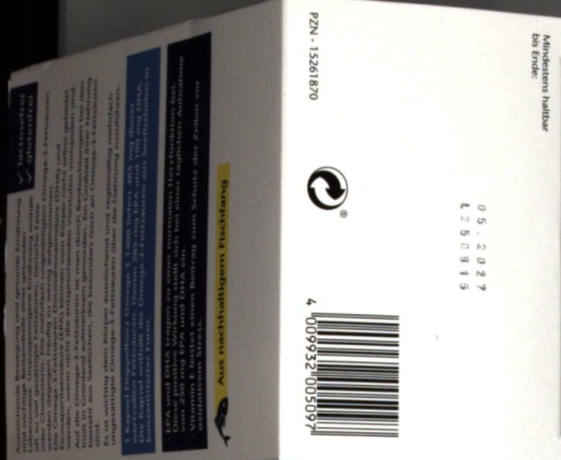 Doppelherz Omega-3 1400 mg Kapseln - Hochdosiertes Konzentrat mit Vitamin E für Herzgesundheit - 90 Stück